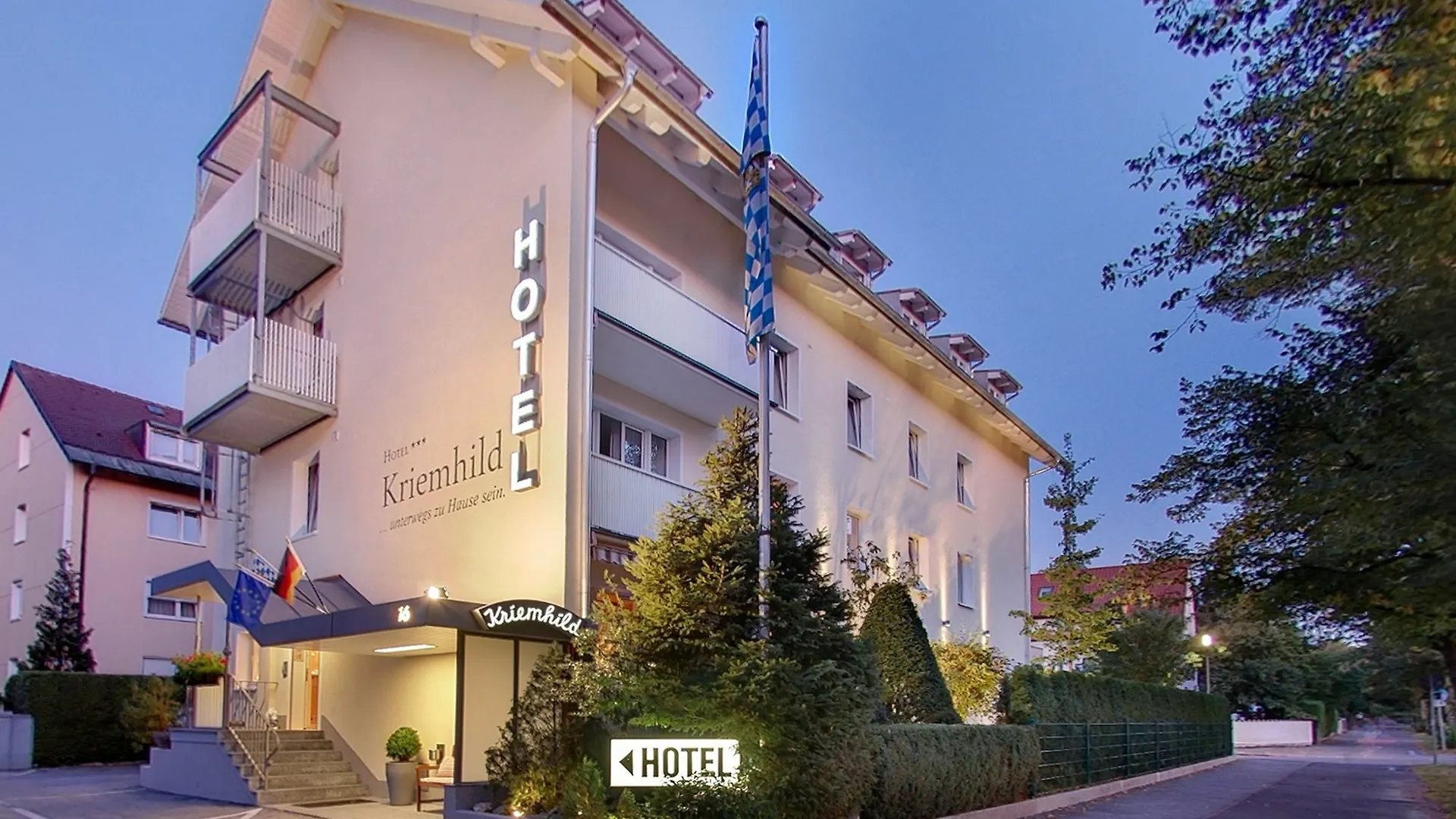 Hotel Kriemhild Am Hirschgarten location
